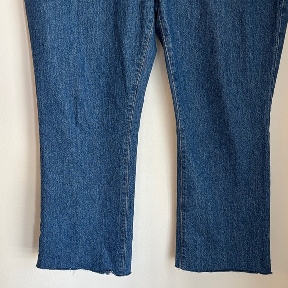 Madewell Womens The Perfect Vintage Flare Classic Blue front pocket Jeans 32 EUC - Picture 5 of 13